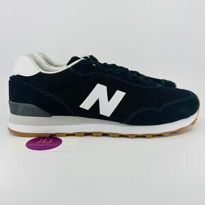 New Balance Men's 515v3 Black Suede Casual Lifestyle Sneakers ML515HL3 Size 8.5